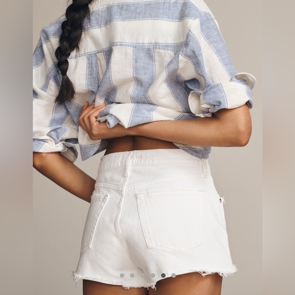 NWT AGOLDE Parker Denim Fray Shorts Sizes 30,31,32 - Picture 4 of 7